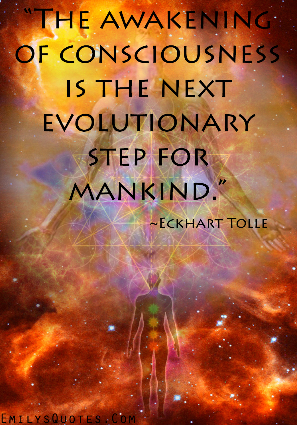 The awakening of consciousness is the next evolutionary step for