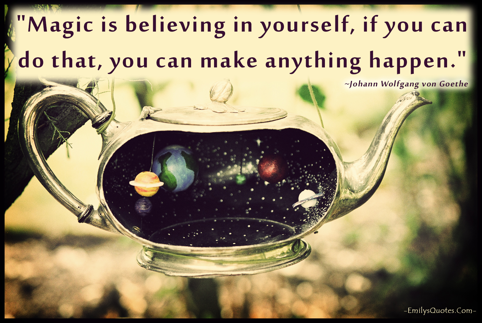 Magic Is Believing In Yourself Meaning