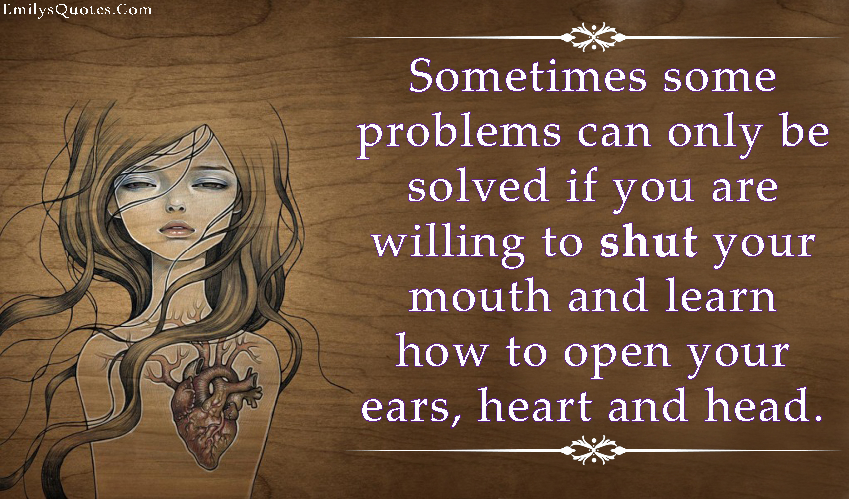 Sometimes some problems can only be solved if you are willing to shut