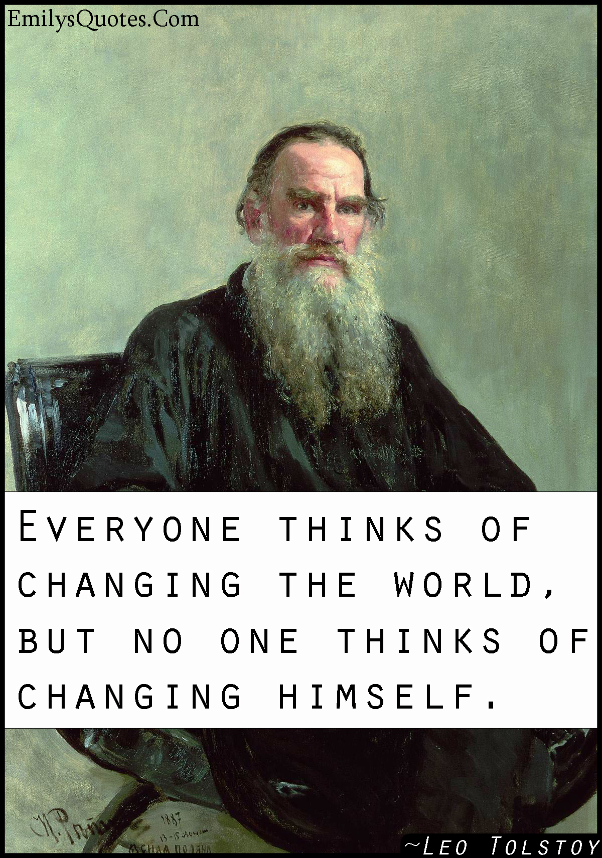 EmilysQuotes.Com change world wisdom Intelligent Leo Tolstoy