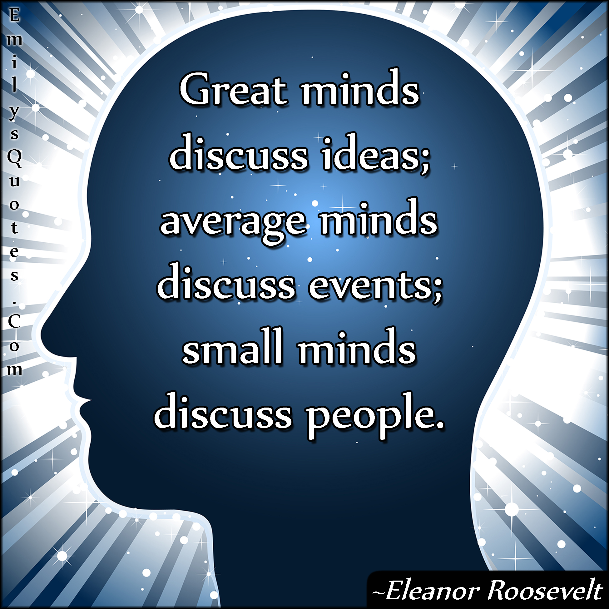 smart people talk about ideas