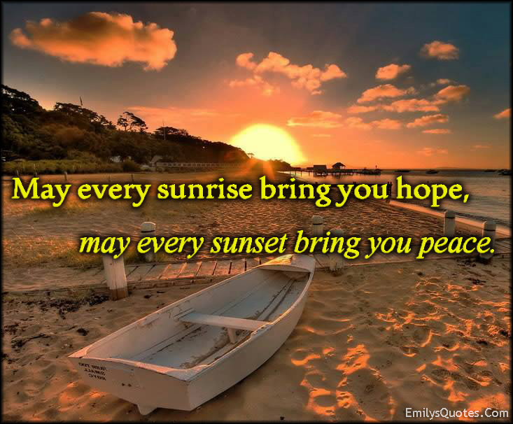 Motivational Sunset Quotes About Life