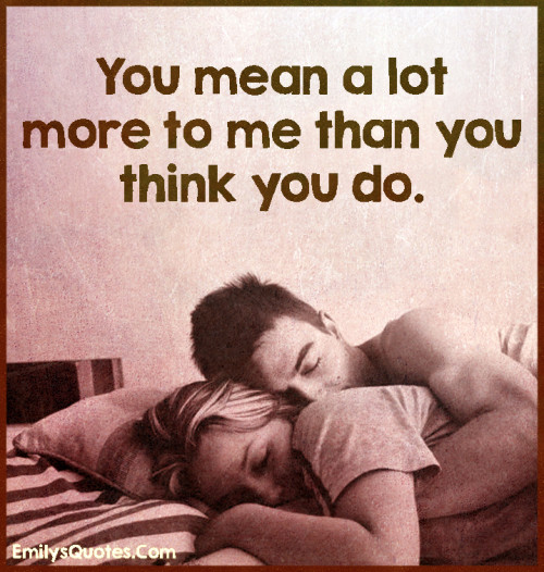 what does it mean when you think of someone a lot