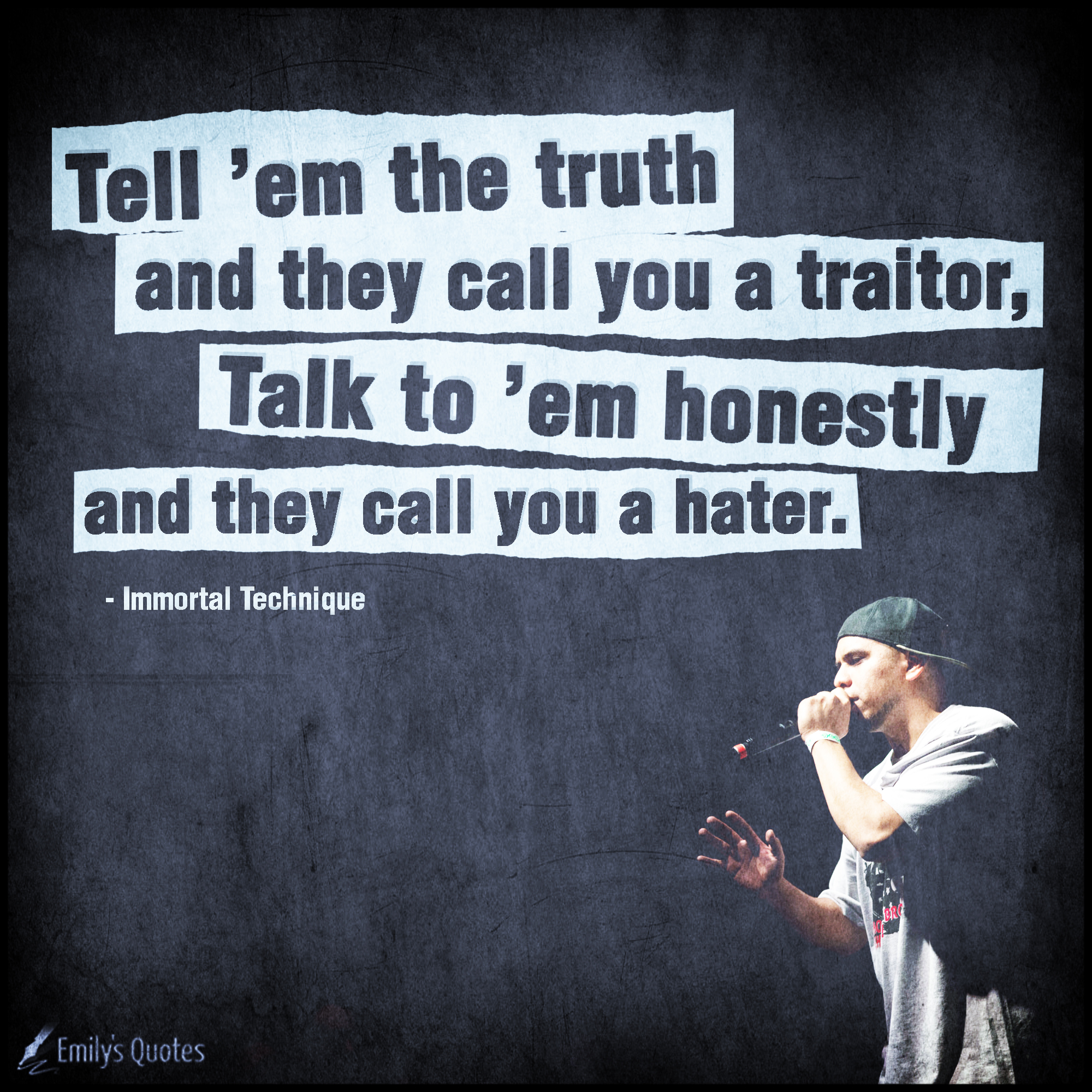 Tell ’em the truth and they call you a traitor