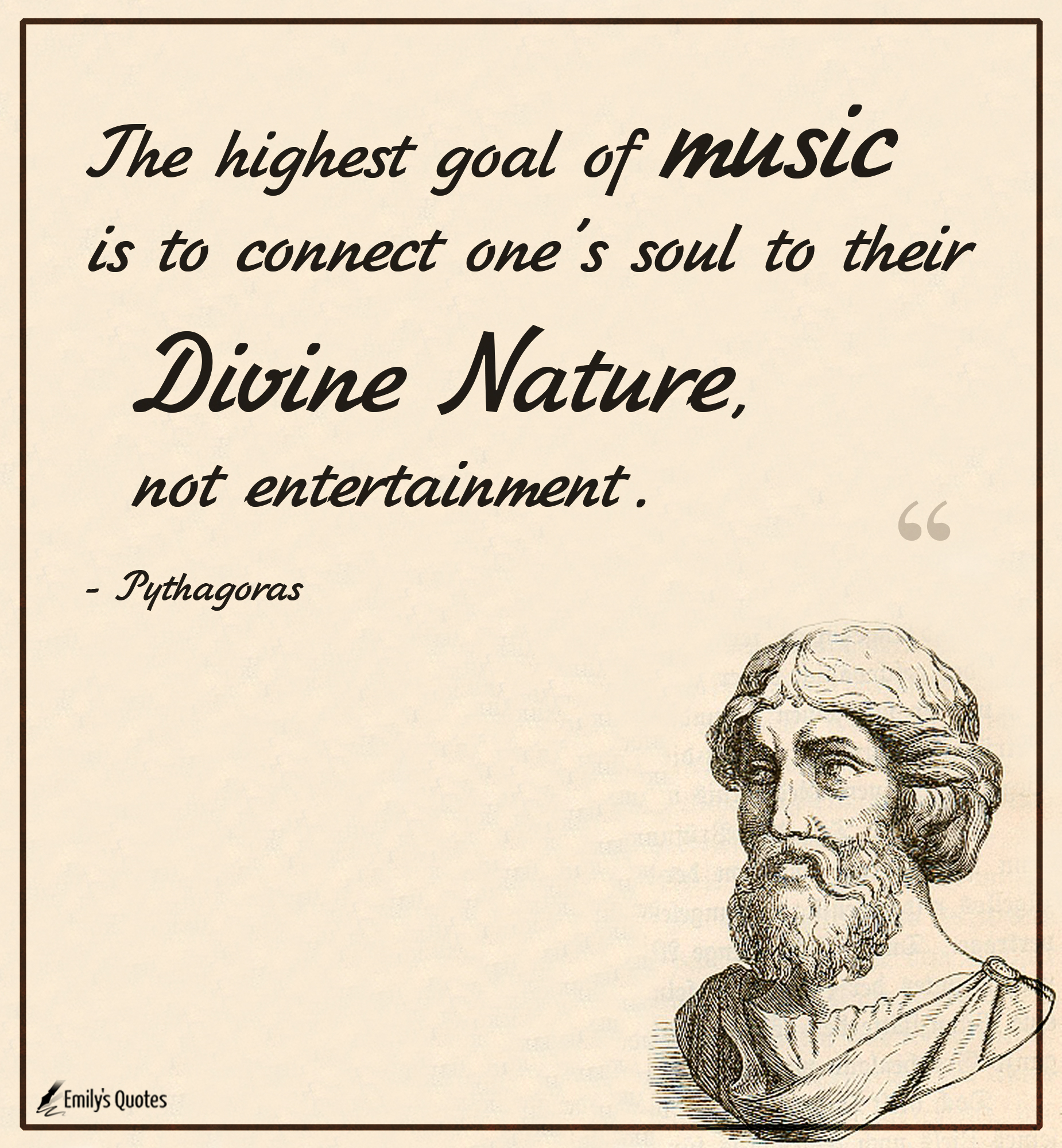The highest goal of music is to connect one’s soul to their Divine Nature, not entertainment